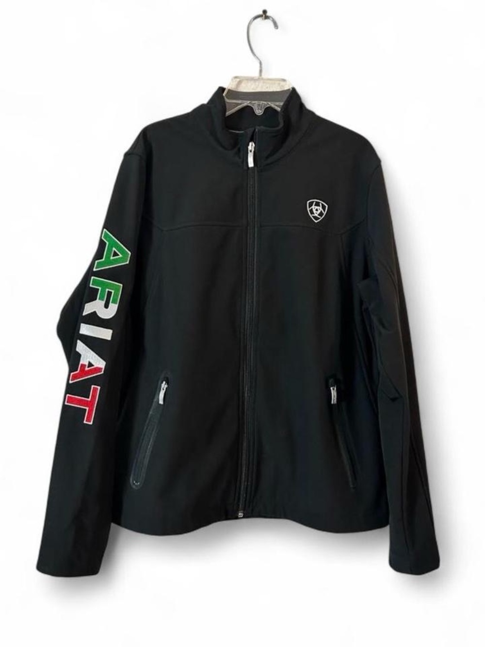Ariat team softshell Mexico edition performance water/wind resistant jacket